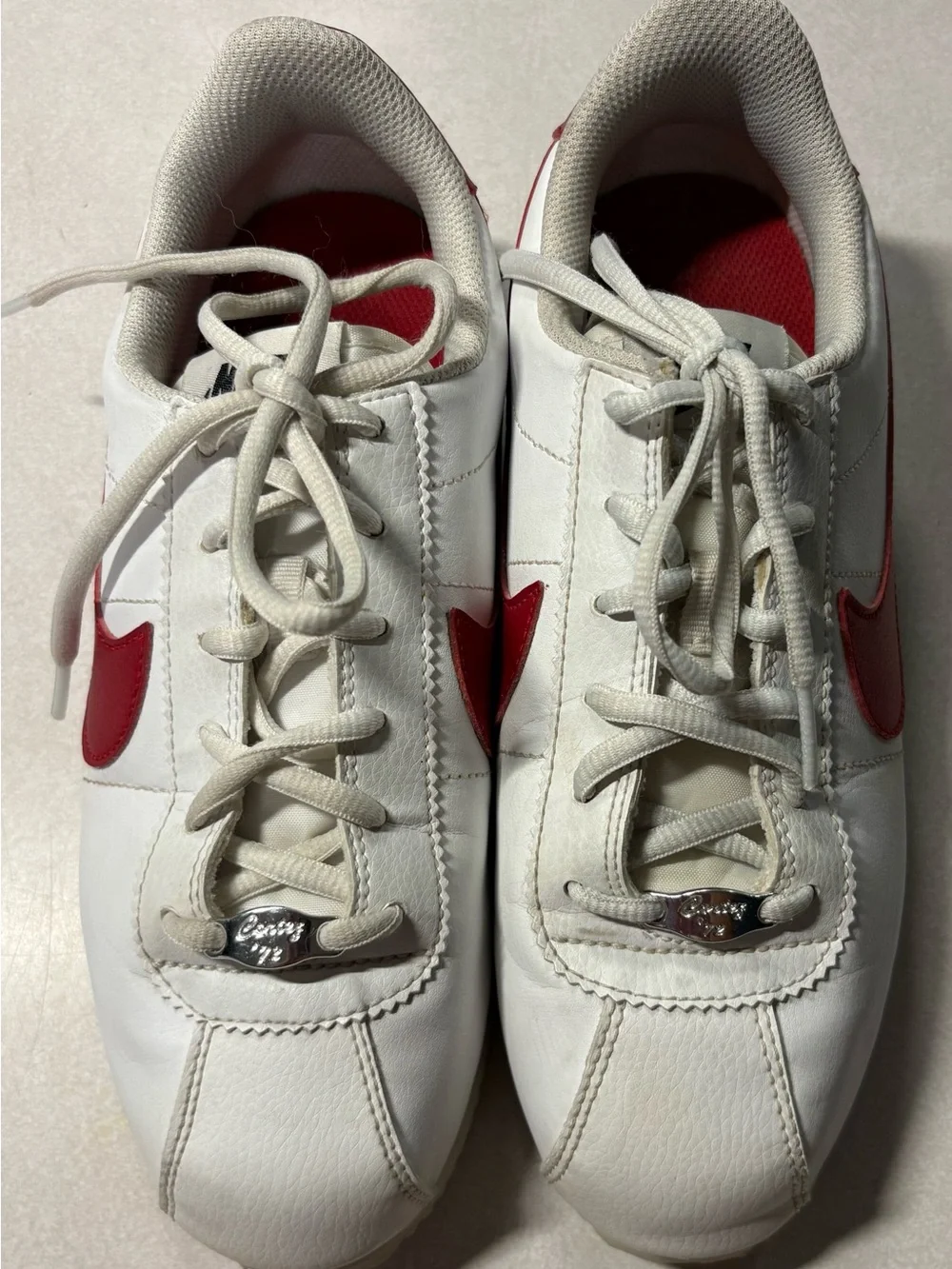Nike Forest Gump Cortez Sz 6Y 904764-103 White Red Leather
